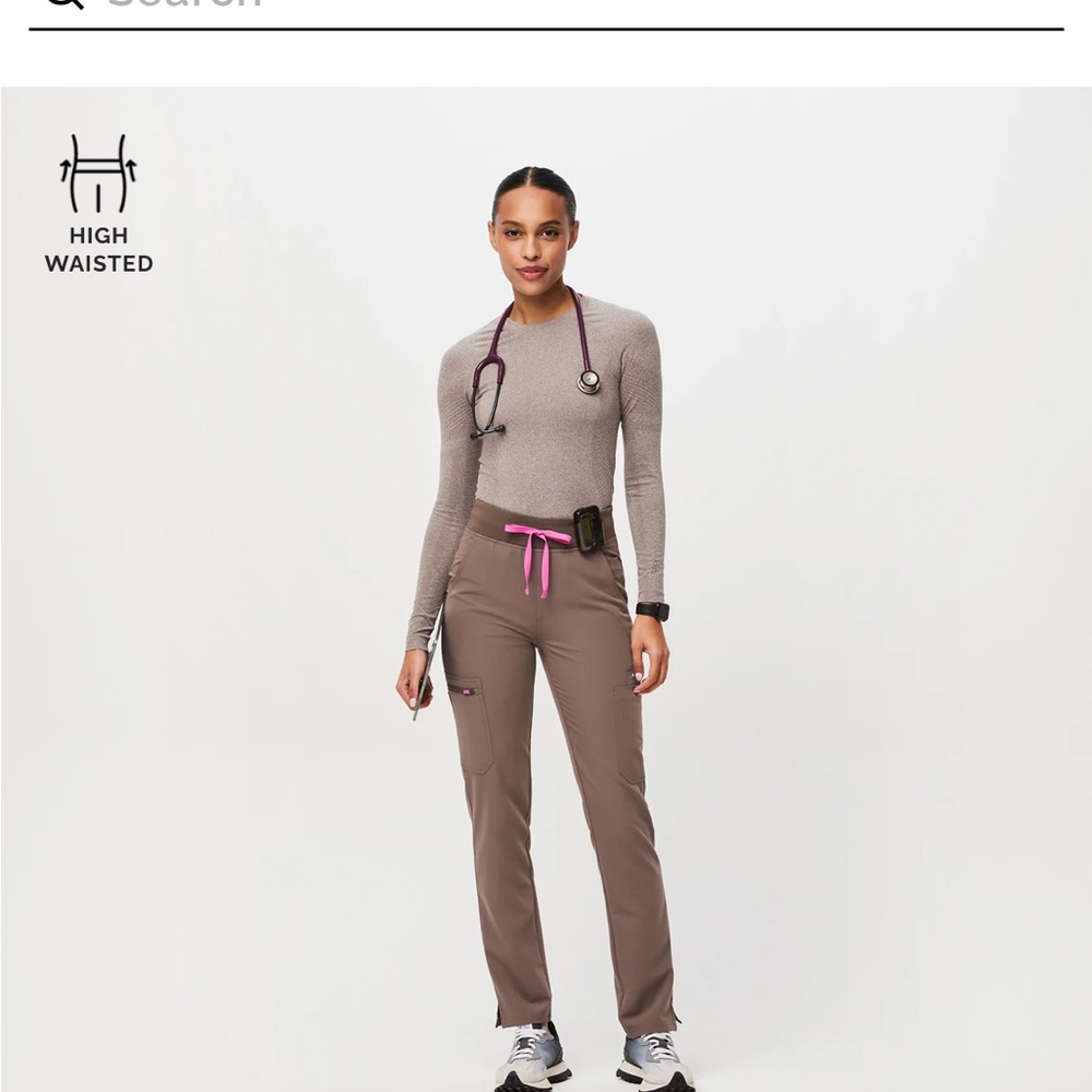 FIGS yola skinny scrub pants high waisted